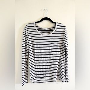 BP. Raw Edge Scoop Neck Tee
